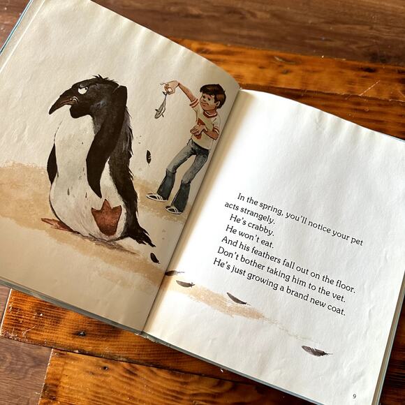 Vintage 1994 Far-Fetched Pets Your Pet Penguin Hardcover Book - Picture 5 of 9